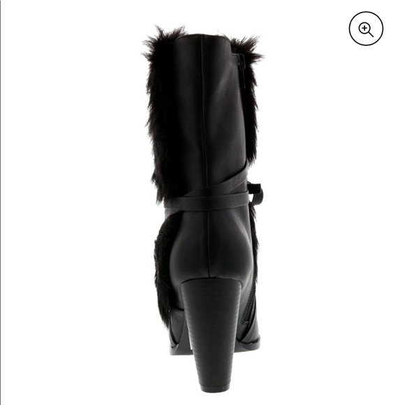 Penny Loves Kenny Black fur boots - Picture 7 of 15